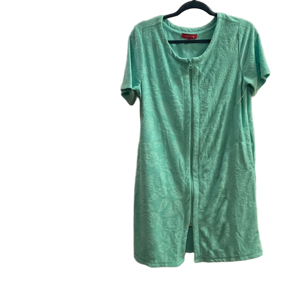 Carisma -Turquoise Zip-Up Swim Coverup